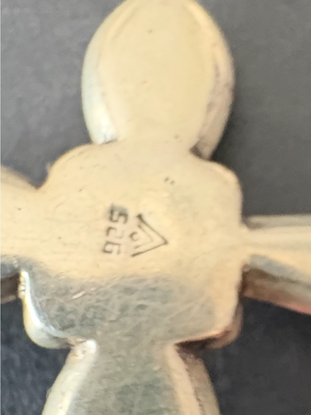 Silpada Credence Sterling Silver and Freshwater Pearl Cross Pendant - Picture 4 of 6